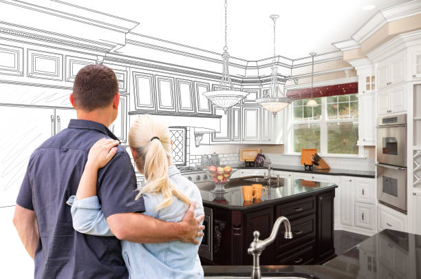Professional Kitchen Remodeling technician working in Kensington, MD
